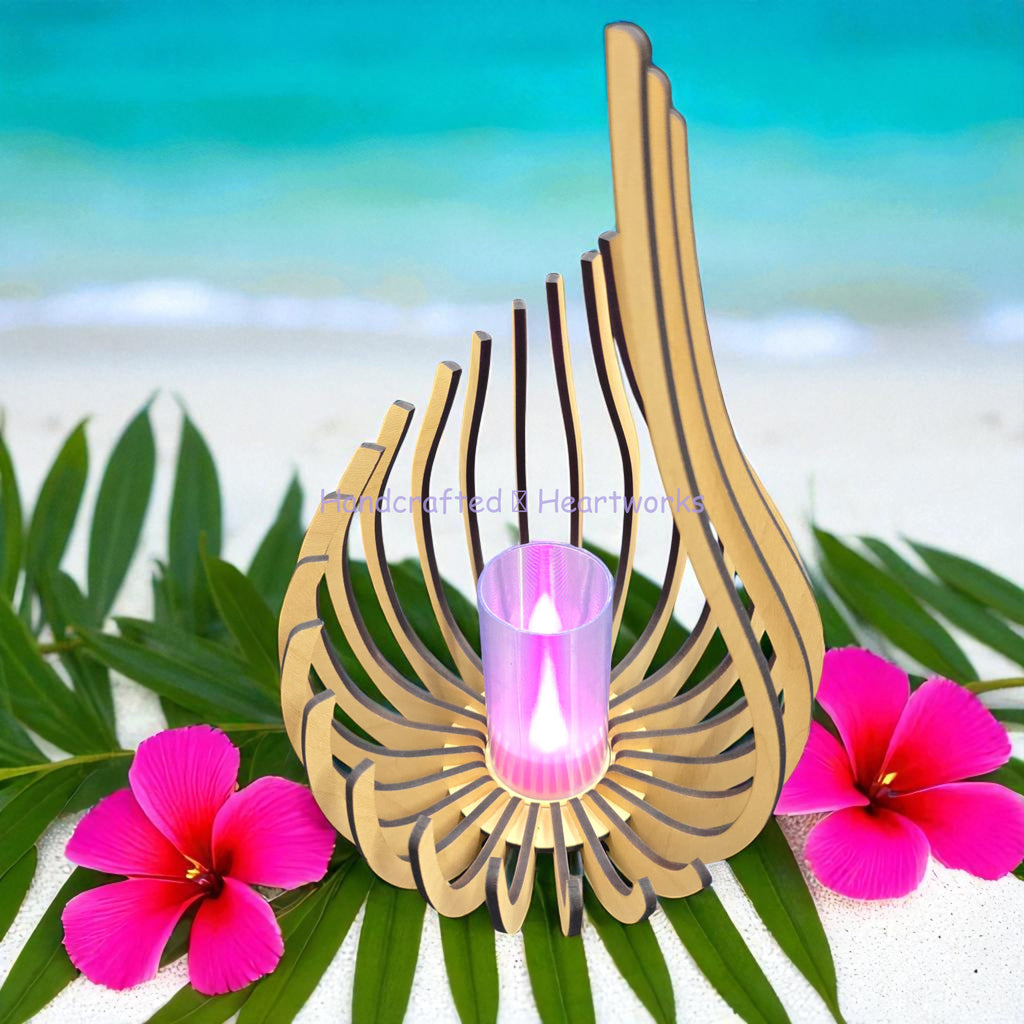 CB's Cozy Glow Laser Cut Tea Light Holder