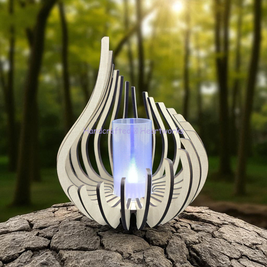 CB's Cozy Glow Laser Cut Tea Light Holder