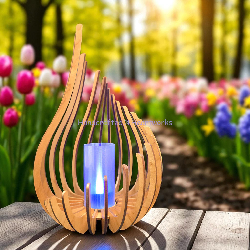 CB's Cozy Glow Laser Cut Tea Light Holder