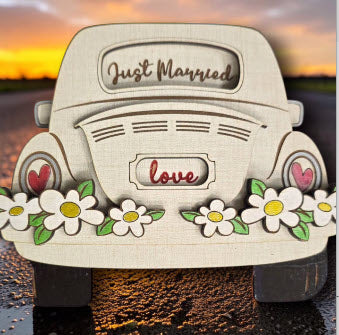 Wooden Wedding Gift Card Holder – Personalized Keepsake